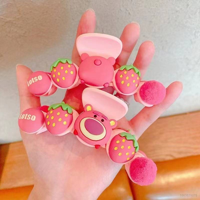 Kẹp Tóc Cỡ Lớn Họa Tiết Hoạt Hình Phong Cách Hàn Quốc Thời Trang Cho Nữ