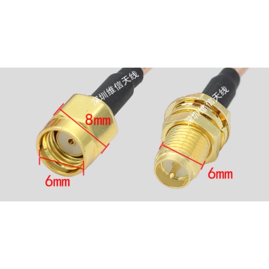 Dây Kéo Dài Anten SMA RG-178 Cái Đực 2 Mét WT-FM- SA2M HATECH