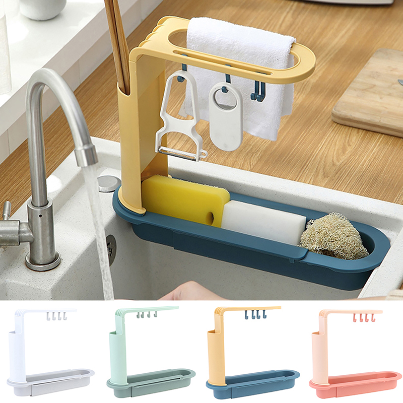 Giá Đỡ Xà Phòng Gắn Bồn Rửa Nhà Bếp Tiện Dụng