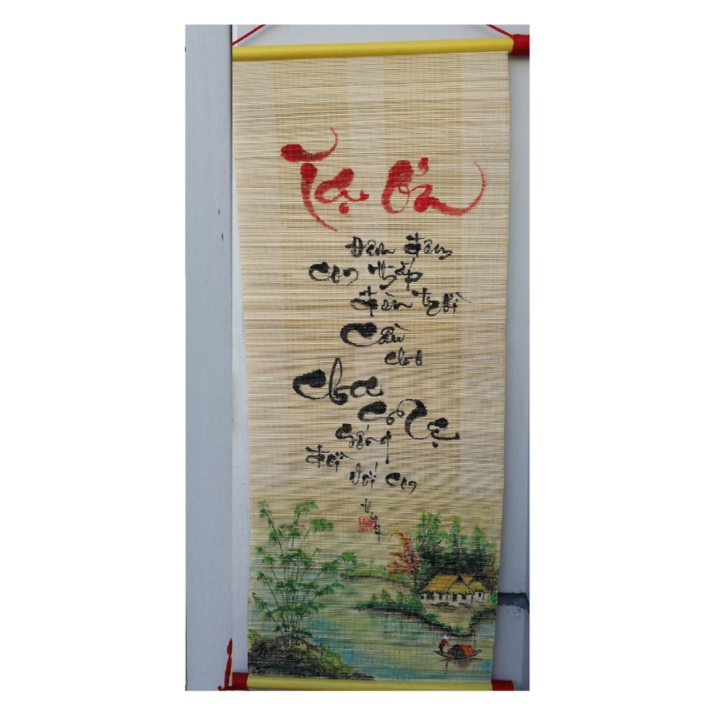 Mành thư pháp vẽ tay : TẠ ƠN