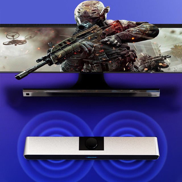 Loa Thanh Vi Tính Bluetooth Gaming Soundbar Để Bàn E-350S, Siêu Trầm Dùng Cho Máy Vi Tính PC, Laptop, Tivi