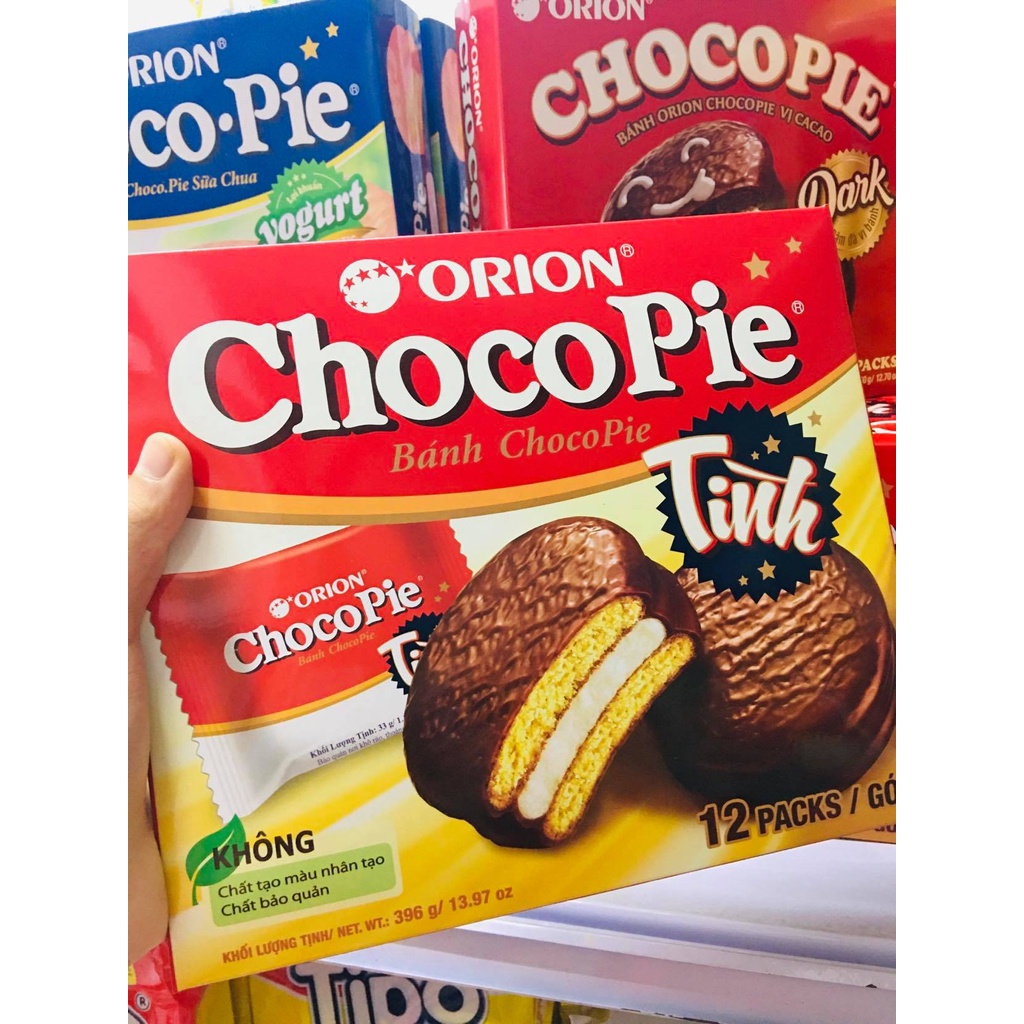 CHOCOPIE ORION ĐỦ VỊ - MỚI, HỘP 12P