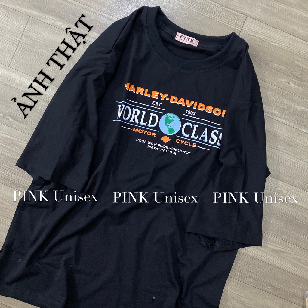 [Mã SKAMFSW175 giảm 10K đơn 50K] Áo thun phông Full size PINK tay lỡ form rộng WORLD  CLASSS Unisex