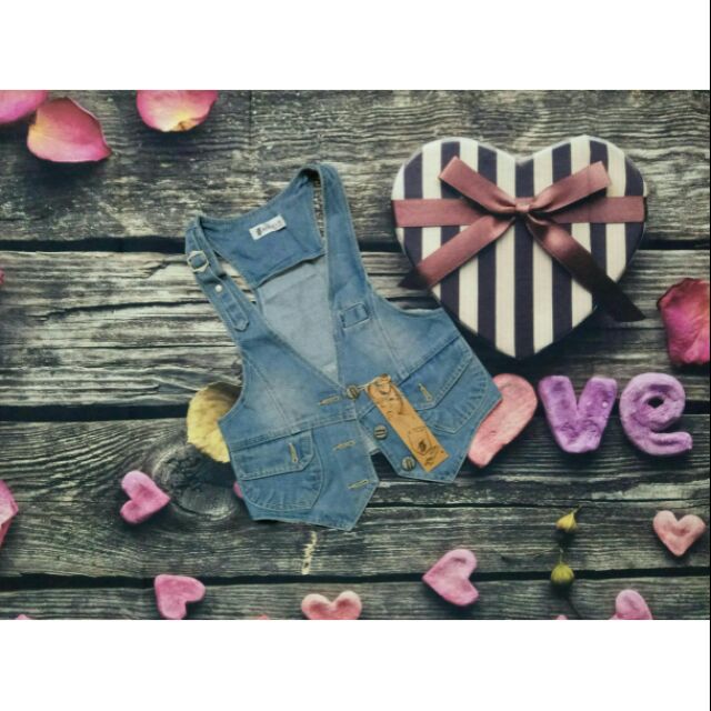 Áo khoác ghile jean