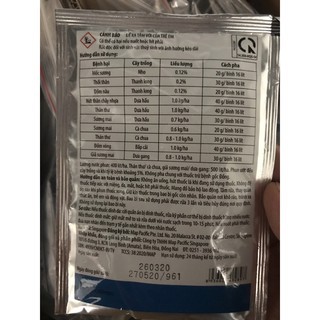 Thuốc đặc trị sương mai thán thư thối thân chảy nhựa Map Hero 340wp