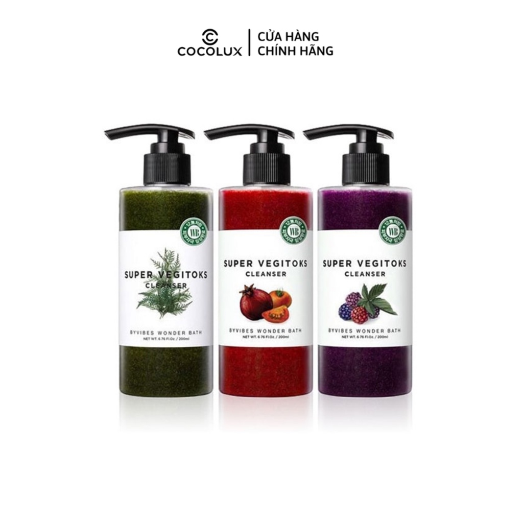 Sữa Rửa Mặt Rau Củ Super Vegitoks- (Coco Shop)