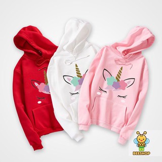 Áo hoodie cho bé gái có mũ thời trang trẻ em thu đông size đại BEESHOP D20073
