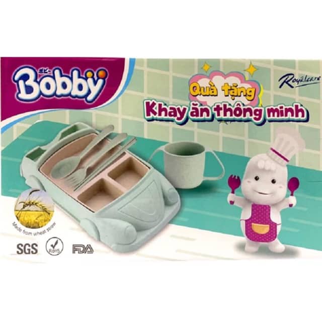 Bộ ăn dặm thông minh Bobby 5 món dày dặn loại đẹp