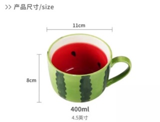 Set chén đĩa  dưa hấu