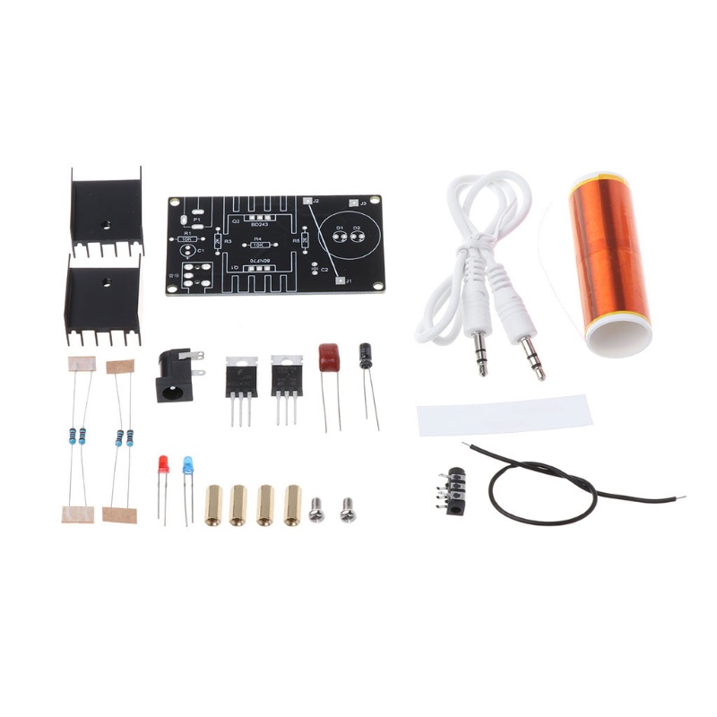 Bộ cuộn dây tesla mini truyền âm thanh không dây DIY