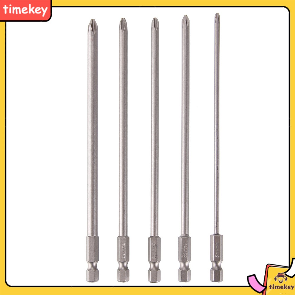 Bộ 5 mũi khoan tua vít 1 / 4 " S2 150mm từ tính tiện dụng