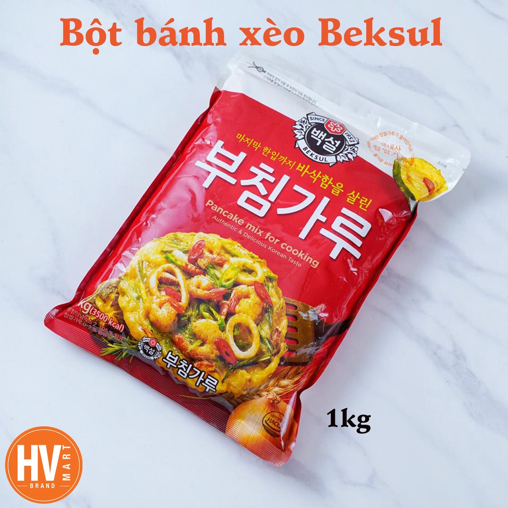 [Hàng Bán Chạy] Bột Bánh Xèo Pajeon Beksul Hàn Quốc 1kg 부침가루