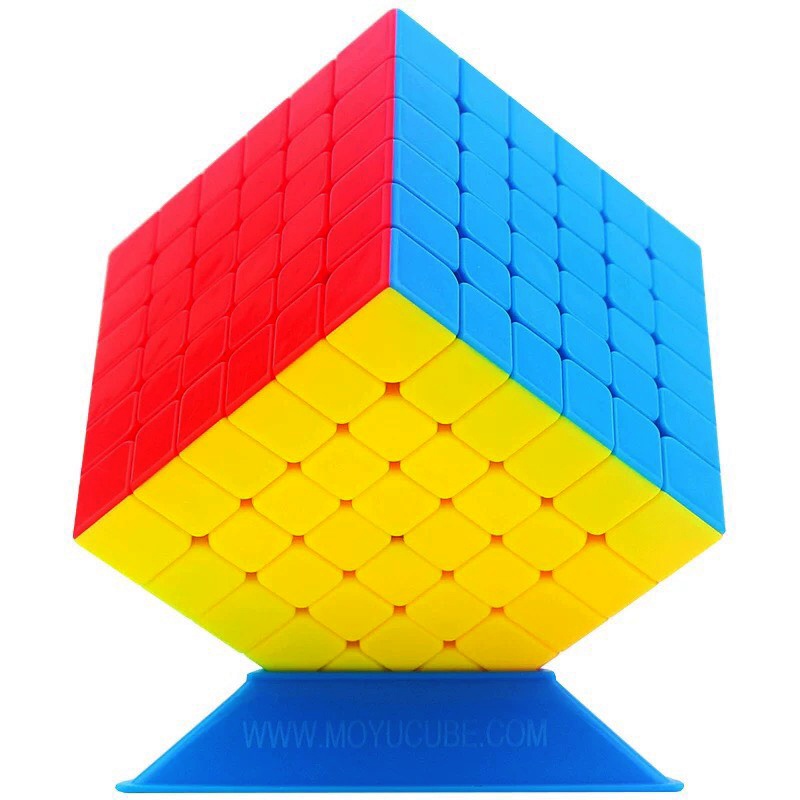 Rubik 6x6 Stickerless MoYu MeiLong MFJS Rubic 6 Tầng 6x6x6 Không Viền Cao Cấp