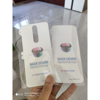 Dán ppf mặt lưng redmi note 8 - note 8 pro