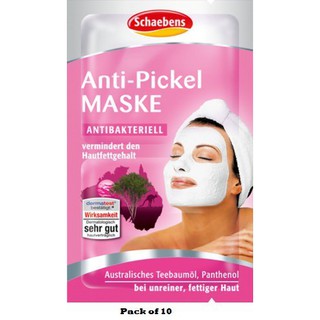 Mặt Nạ Tẩy Mụn Và Ngăn Ngừa Mụn Anti Pickel - Schaebens (2 cái/1 gói - Hàng Nhập Đức)