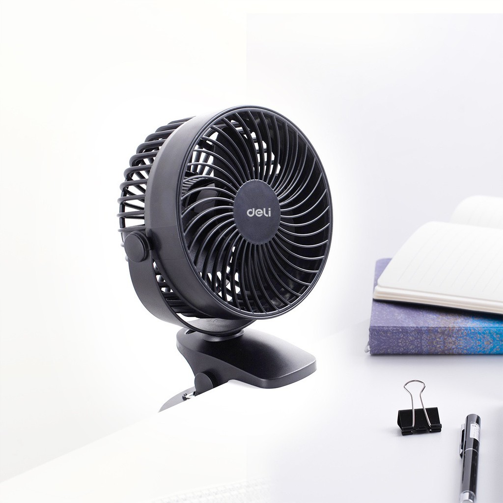 🎀HOT SUMMER🎀 Quạt Deli Kẹp Để Bàn - Điều Chỉnh Được - Hàng Chính Hãng - Siêu Bền Bỉ Công Suất Lớn | BigBuy360 - bigbuy360.vn