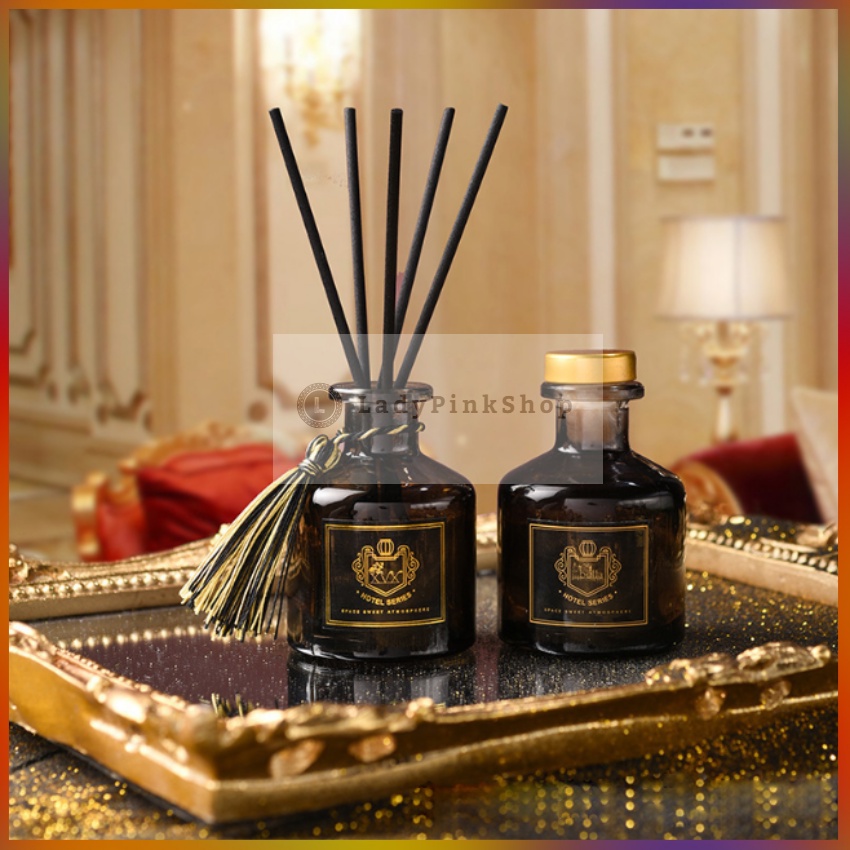 Tinh Dầu Thơm Hotel Series 50ml/Chai Làm Thơm Phòng Que Gỗ Tự Khuếch Tán Thanh Lọc Khử Mùi Không Khí