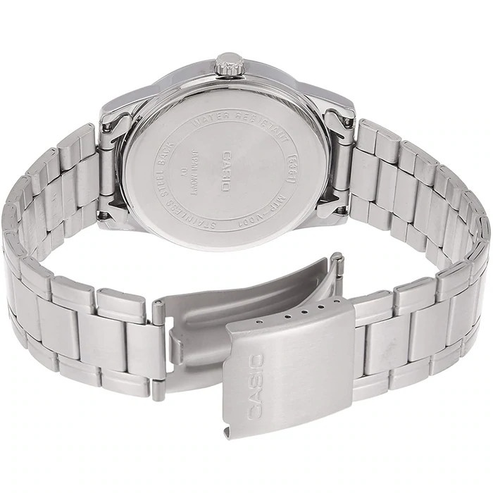 Đồng hồ nam dây kim loại chính hãng Casio MTP-V001D-1BUDF