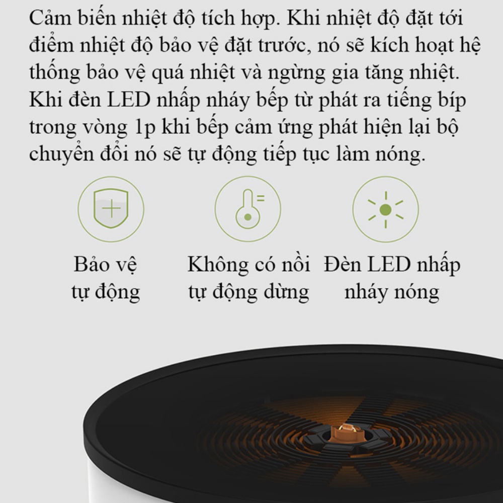 Bếp từ xiaomi Mijia Thông Minh DCL002CM youth version - Nồi từ Mijia Induction Cooker GJT02CM - bảo hành 24 tháng