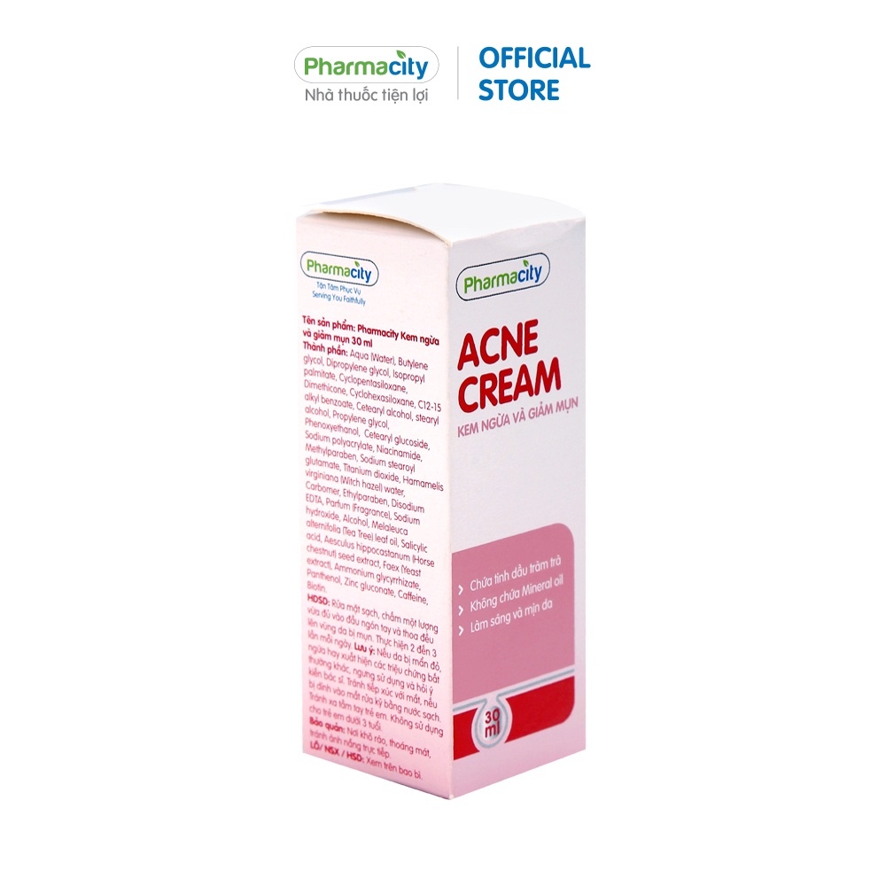 Kem ngừa mụn Pharmacity Acne Cream 30ml