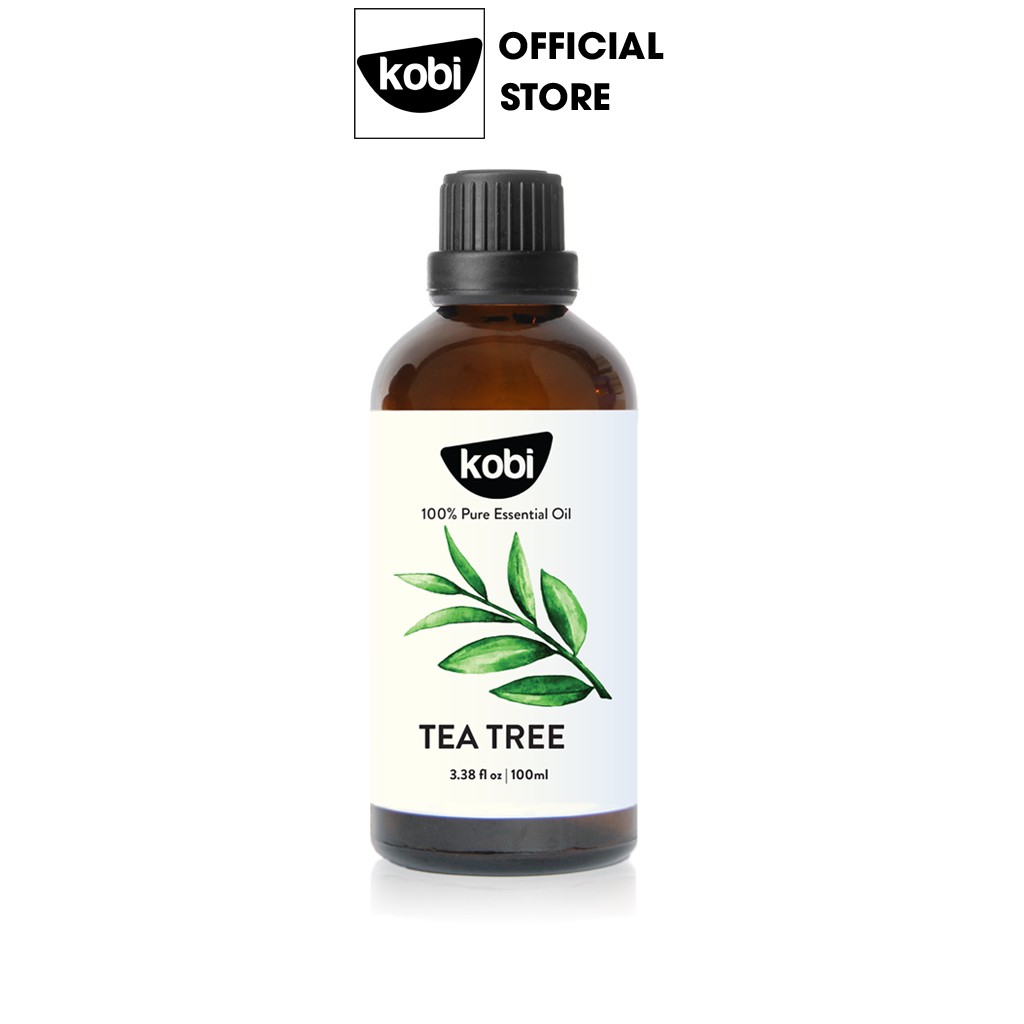 Tinh dầu Tràm Trà Kobi Tea tree essential oil giúp chăm sóc da, kháng khuẩn hiệu quả - 100ml