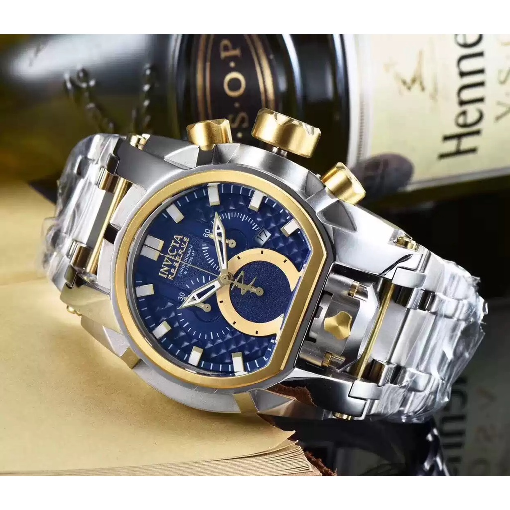 Đồng Hồ Nam Invicta Quartz - Pin 25207 - Dây Thép - Size 52mm