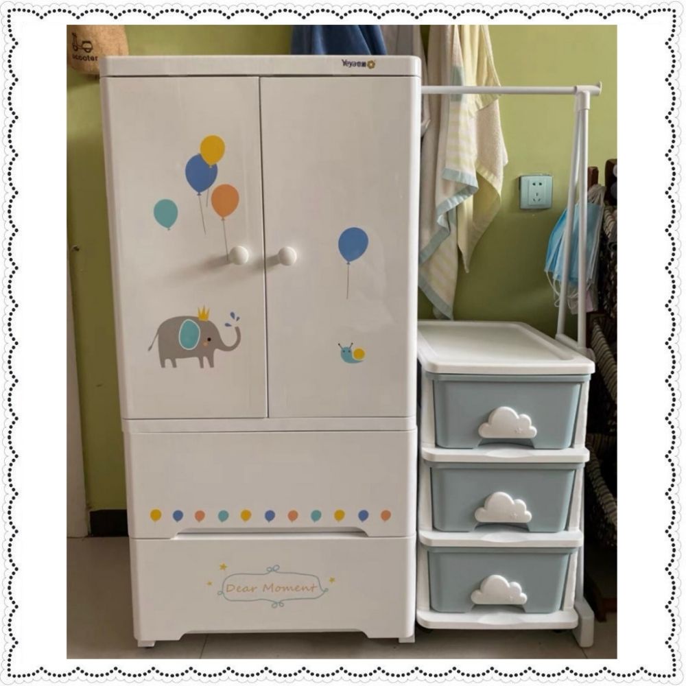 Tủ để quần áo cho em bé ,trẻ sơ sinh,tủ nhưa đựng đồ chơi, dồ dùng mỹ phẩm mini 3,4,5,6 tầng có bánh xe khóa chống trượt