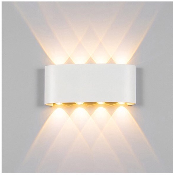 Đèn trang trí hắt tường 2 đầu 6 tia, 8 tia chống nước TN188 - Decor lighting