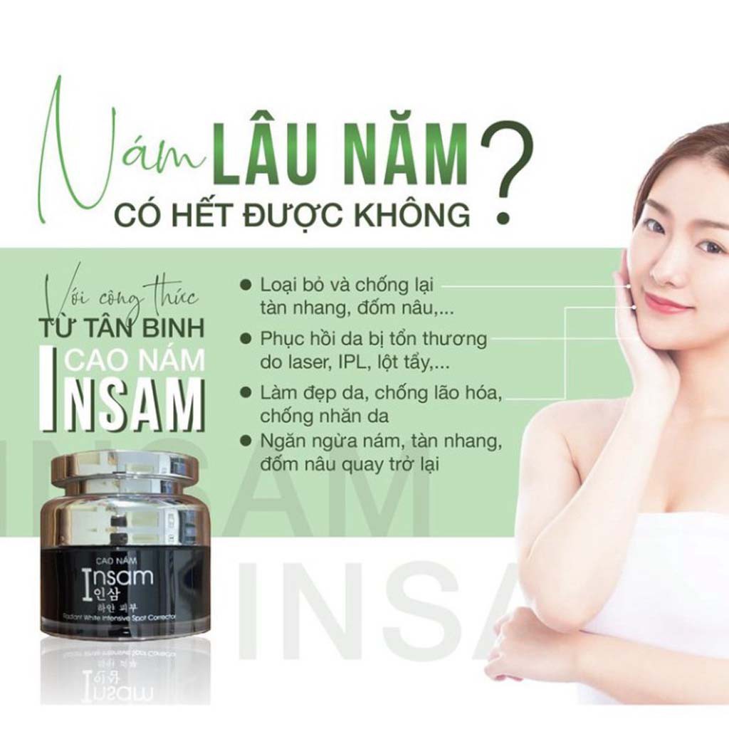 Cao nám Insam DR CELL dưỡng trắng da mờ thâm tàn nhang hiệu quả
