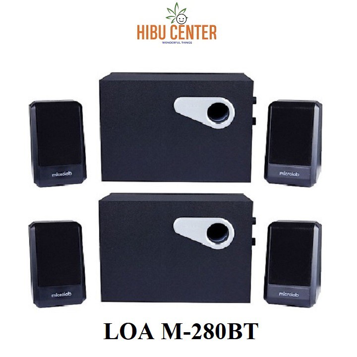 Loa Vi Tính Chính Hãng MICROLAB M-280BT/2.1 Kết Nối Bluetooth