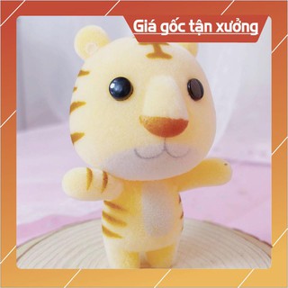 móc khóa 12 con giáp bọc nhung