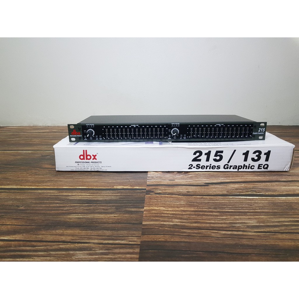 Lọc âm Equalizer dbx 215 dùng cho karaoke chuyên nghiệp.