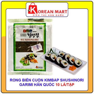 Rong biển cuộn Kimbap Shushinori Hàn quốc 10 lá 20g