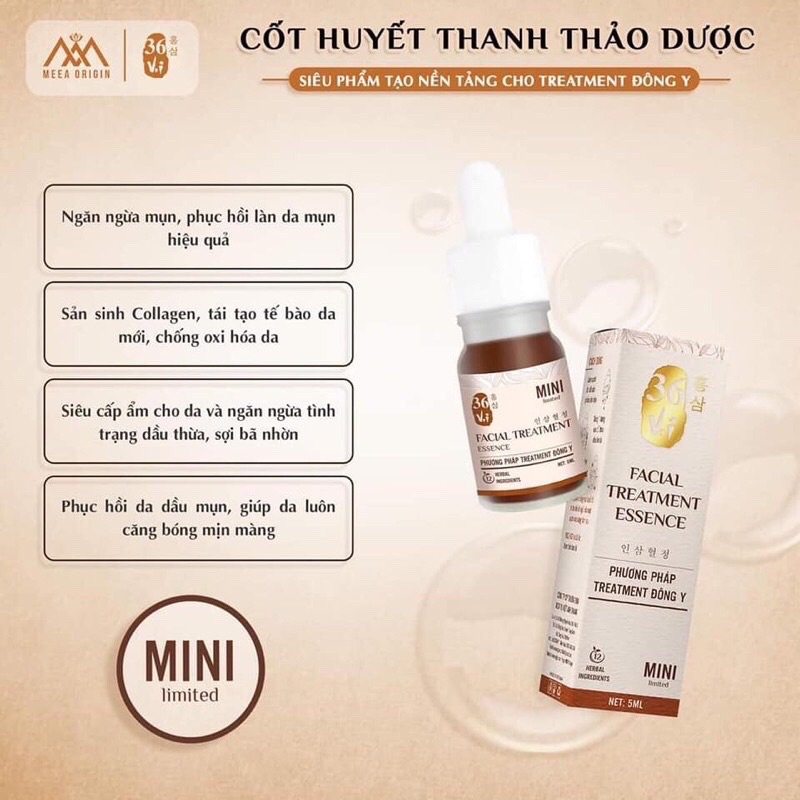 CỐT HUYẾT THANH THẢO DƯỢC 36 vị chính hãng 5ml