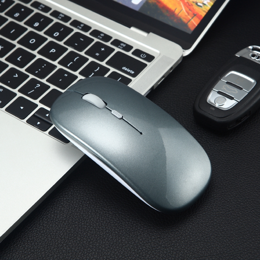 2.4G Wireless Mouse Rechargeable, Suitable for PC Computers and Laptops