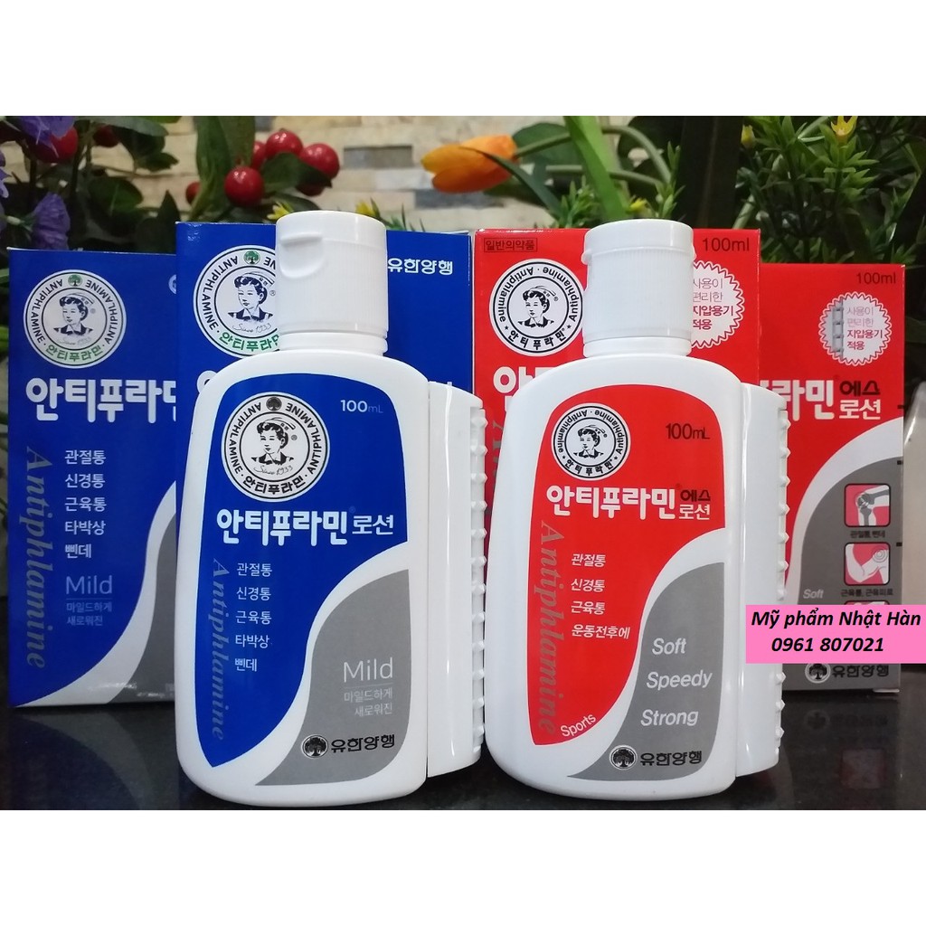 Dầu nóng Hàn Quốc Xanh/Đỏ 100ml