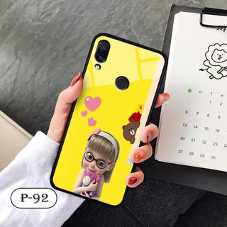 Ốp lưng kính 3D Xiaomi Redmi 7-cute
