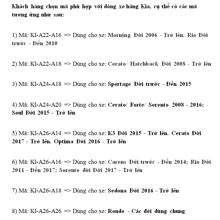 Bộ 2 thanh gạt nước mưa ô tô Nano xương mềm dành cho các dòng xe Kia