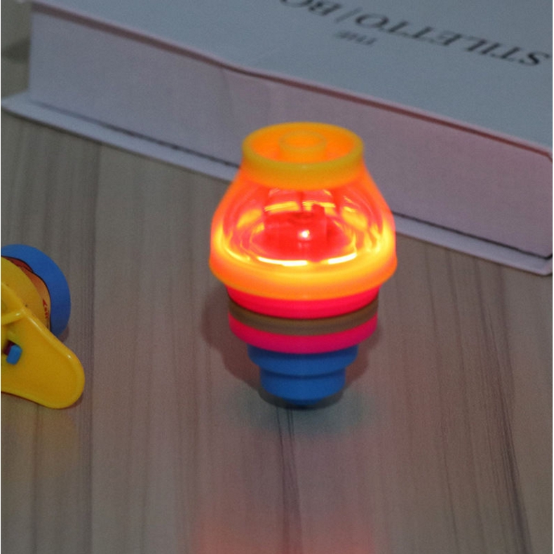 Kids Education Toys Fun Spinning Gyro with LED Light Creative Spinning Top Toy Gifts for Children