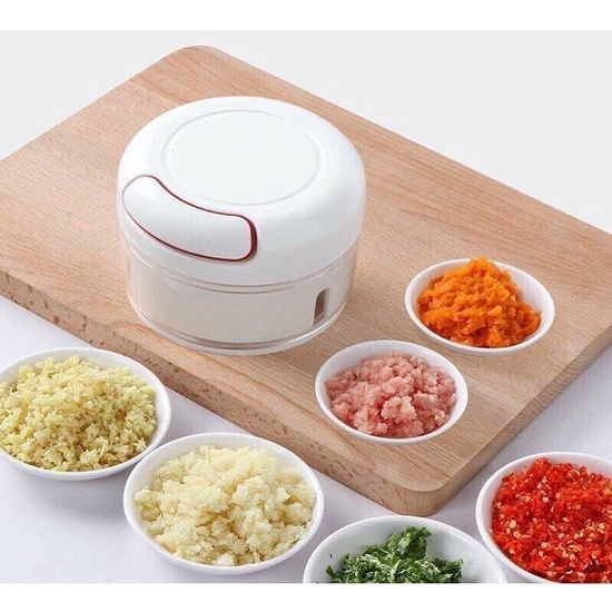 [Free ship] Máy Xay Tỏi Ơt Cầm Tay Mini - Dụng Cụ Xay Tỏi, Ơt Dây Rút Tiện Lợi