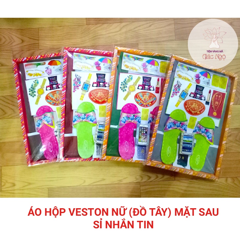 Áo Hộp VESTON NAM / NỮ Giấy Cúng VÀNG MÃ - Đồ Cúng Giá Rẻ Sỉ Lẻ