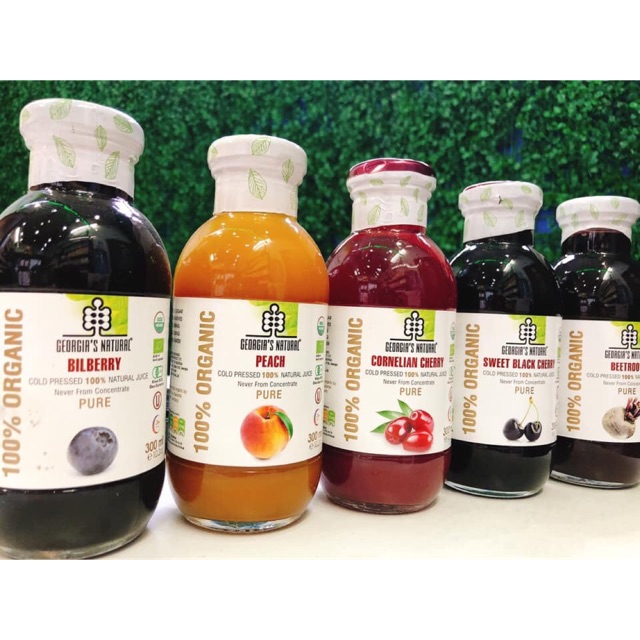 NƯỚC RAU QUẢ ÉP LẠNH HỮU CƠ GEORGIA’S NATURAL