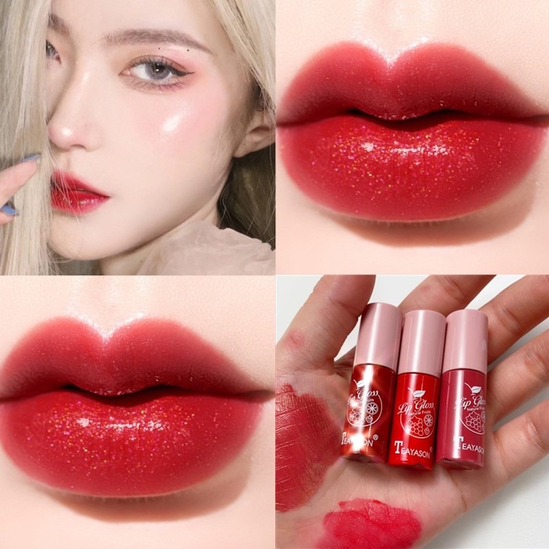 [Hàng mới về] Son bóng nhũ lấp lánh lâu trôi chống thấm nước