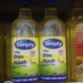 [Bebu123]Dầu đậu nành simply 1L