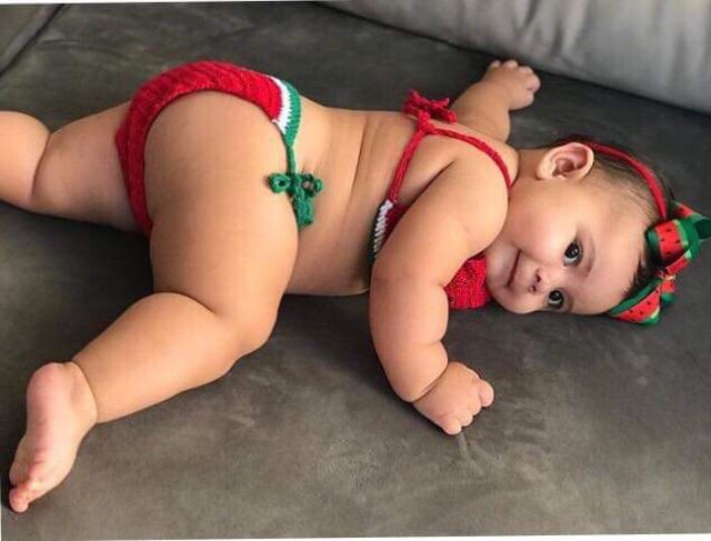 BIKINI CHO BÉ HÌNH DƯA HẤU