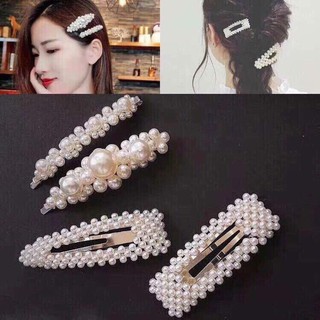 Set Kẹp Tóc Đính Hạt 4 Chi Tiết