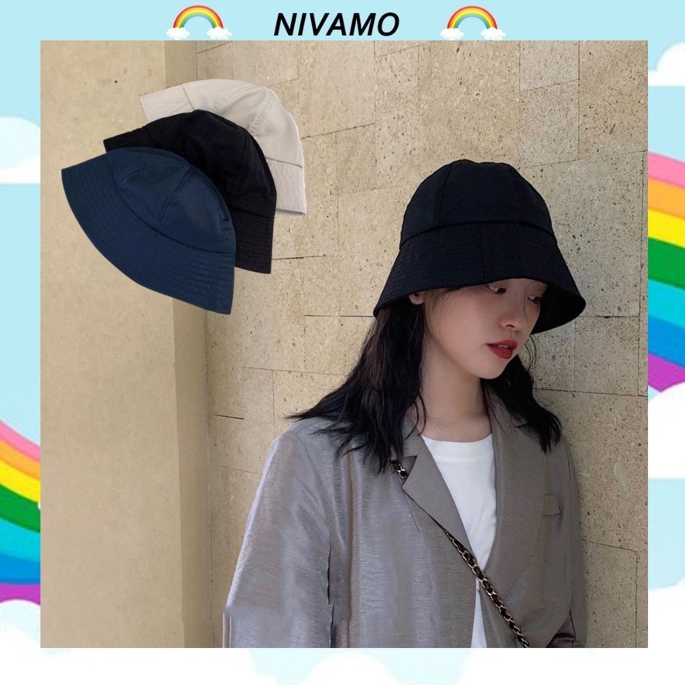 Mũ bucket vành rộng nam nữ đơn giản MD02