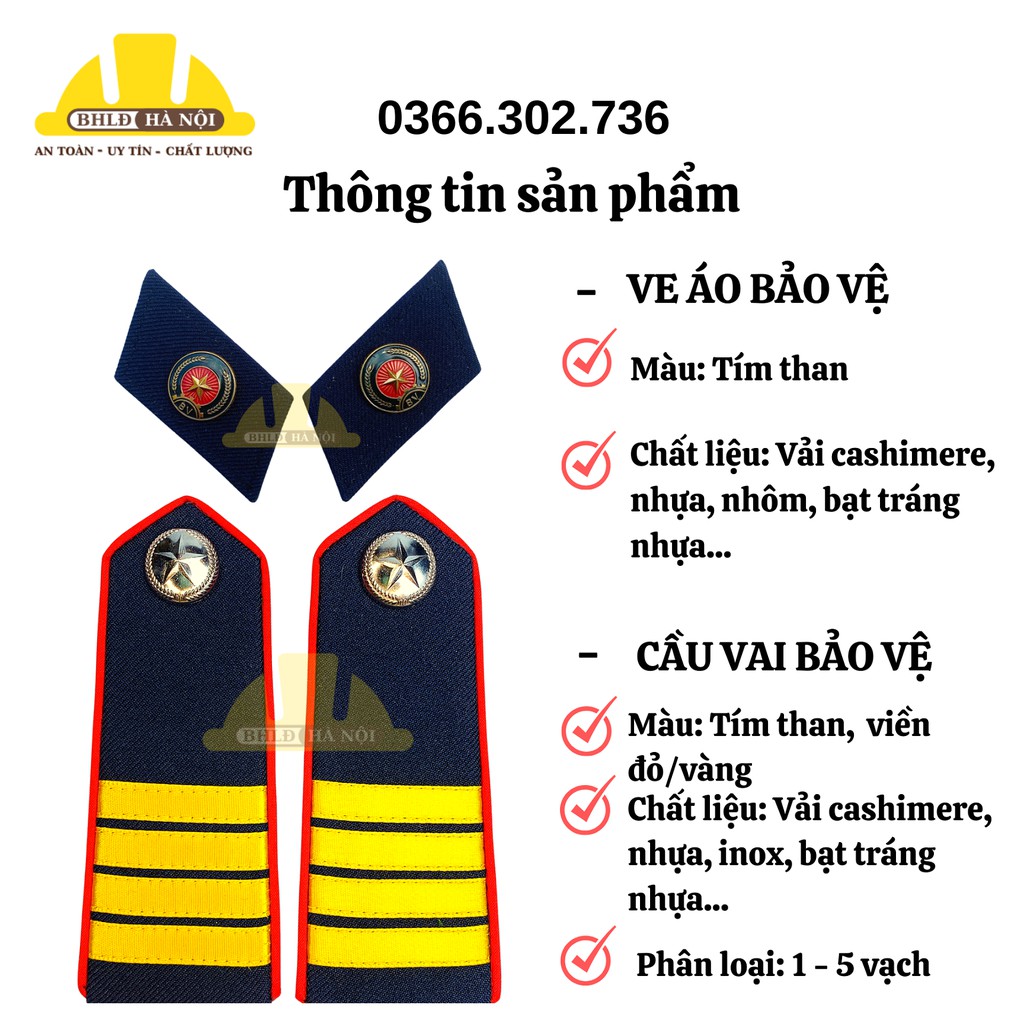 Bộ cầu vai + ve áo bảo vệ