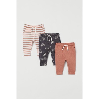 Set 3 quần cotton bé trai H.M A.uth size 6/9m đến 3/4y