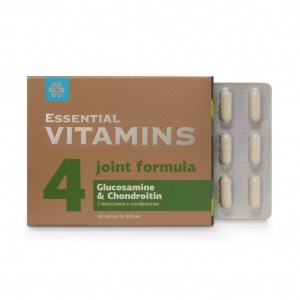 [ CHÍNH HÃNG ] - Thực Phẩm siberian Essential Vitamins Glucosamine &amp; Chondroitin, hỗ trợ giúp khớp khỏe mạnh - Hộp 60v